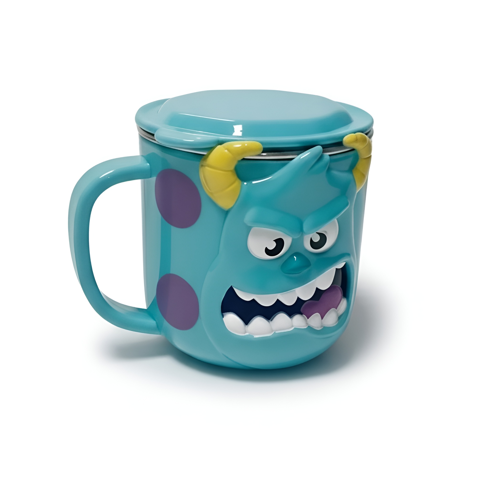 Portable Coffee Cup with Fun Character Design And Anti Drop Lid