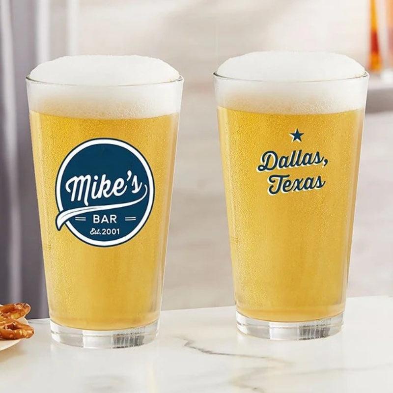Personalized Custom Pint Glass-Mineral Mug