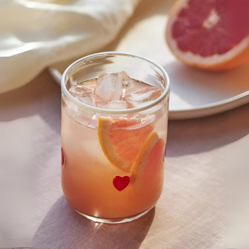 Handcrafted Clear Glass Tumblers-Mineral Mug