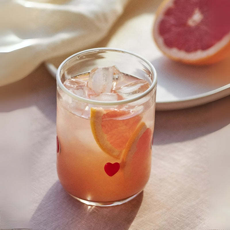 Handcrafted Clear Glass Tumblers-Mineral Mug