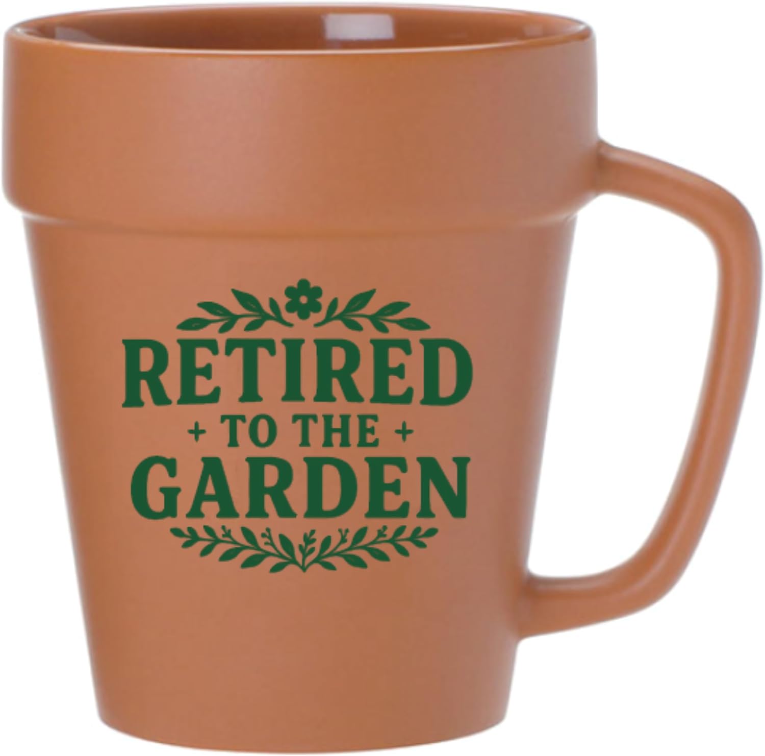 Flower Pot Gardening Coffee Mug 14oz Funny Plant Lover Cup