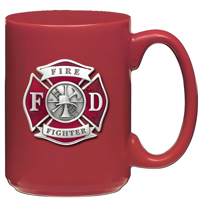 Firefighter Gift Coffee Mug Fireman Pride Coffee Cup for Fire Rescue Heroes