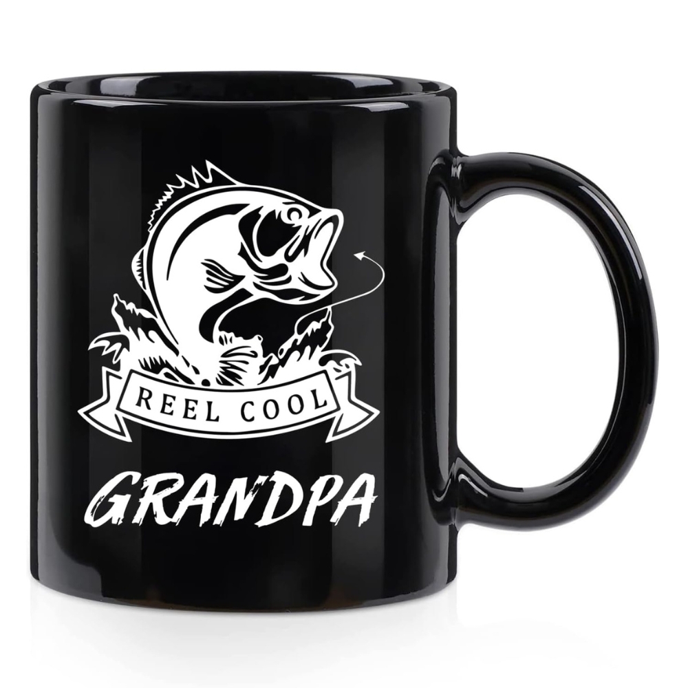 Gifts for Grandpa - Grandpa Fishing Mug from Grandchildren 11 OZ