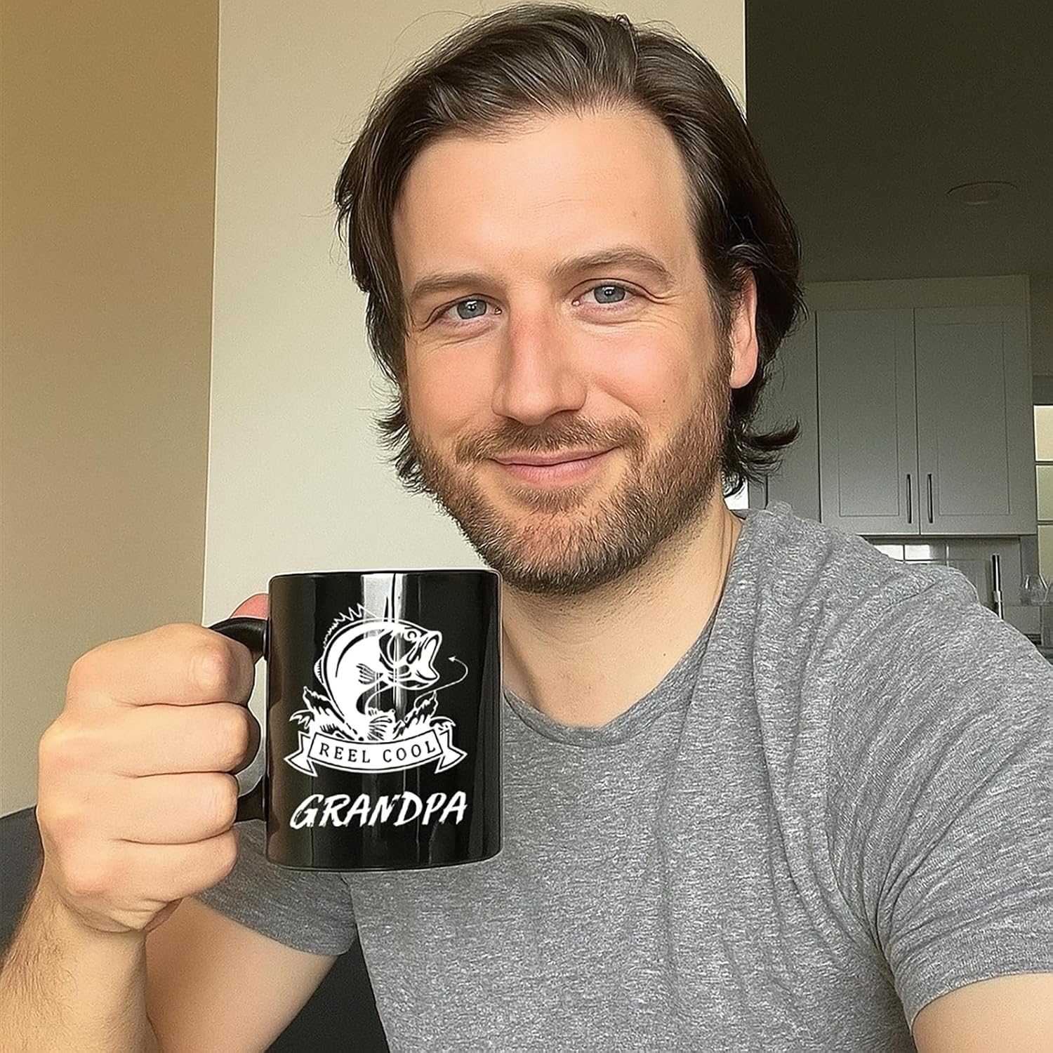 Gifts for Grandpa - Grandpa Fishing Mug from Grandchildren 11 OZ