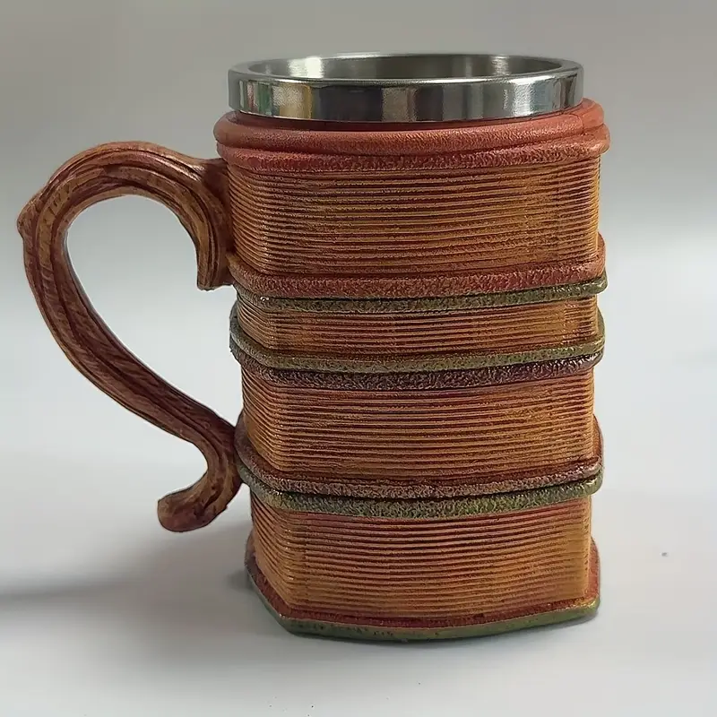 Retro Stacked Books Coffee Mug