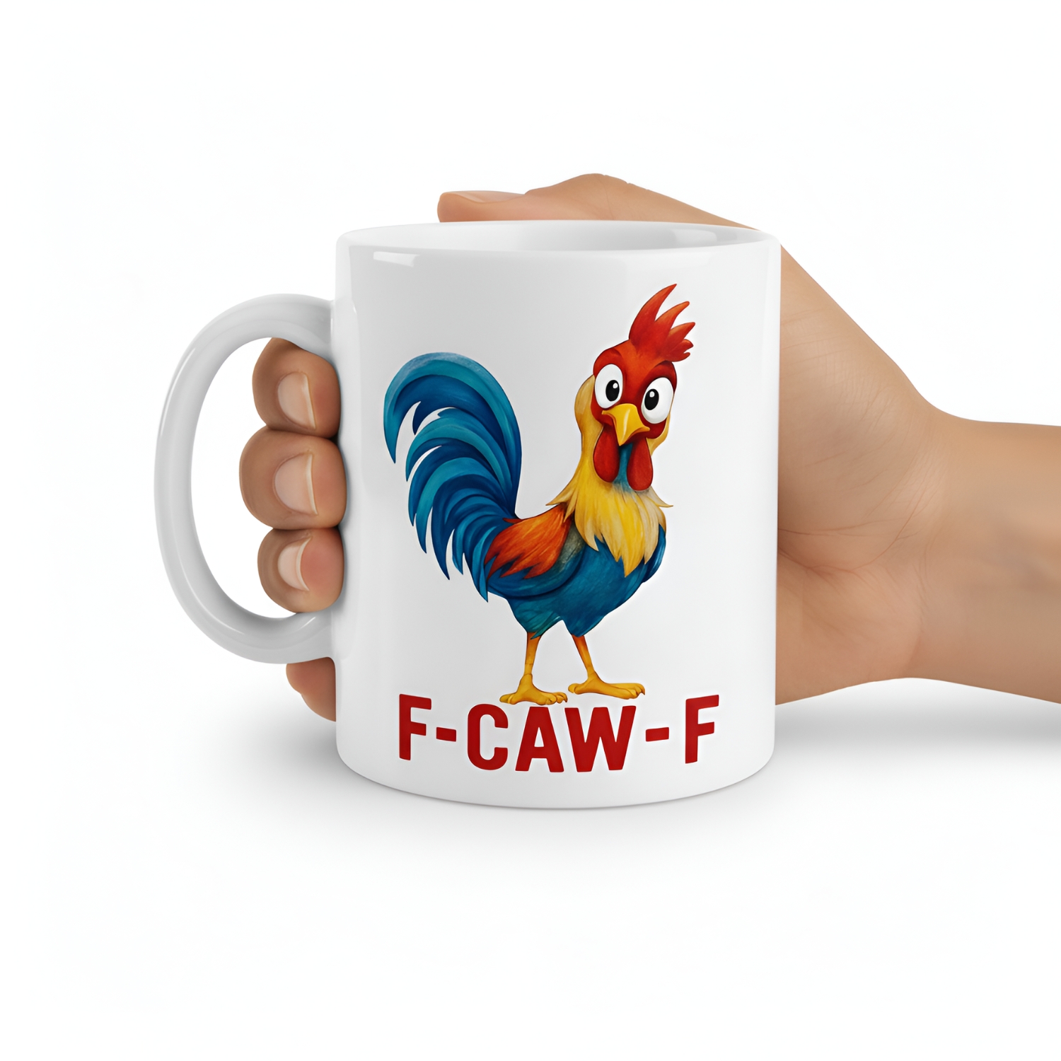 Rooster Design Ceramic Coffee Mug
