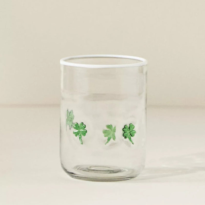 Charm Inlay Drinking Glass-Mineral Mug