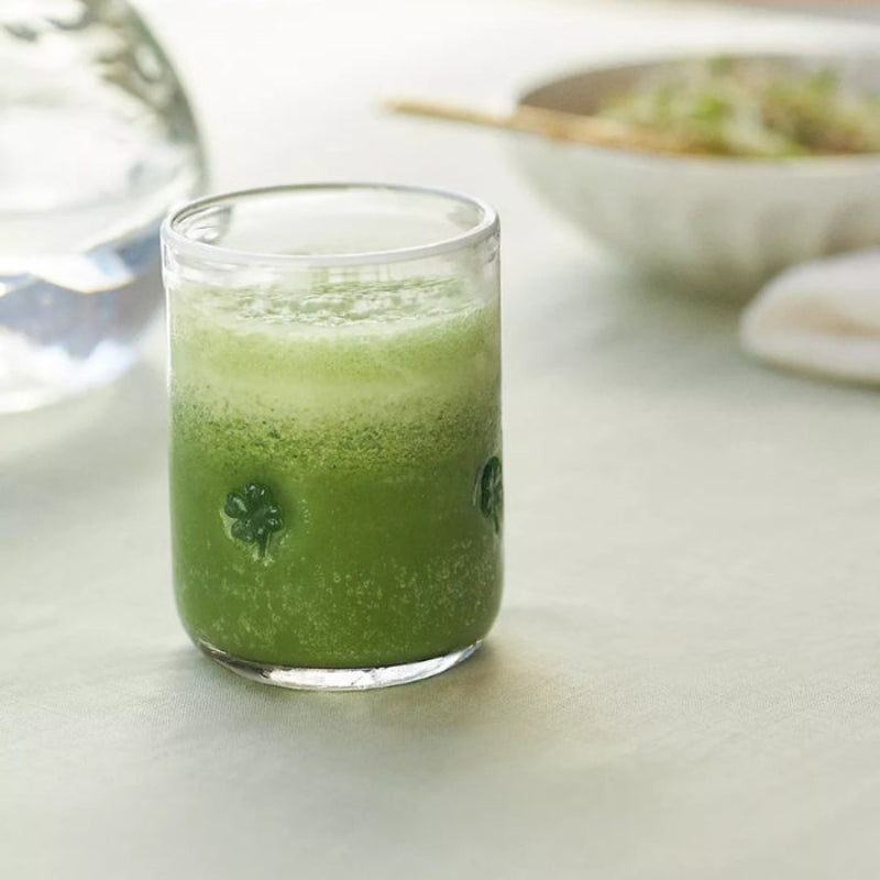 Charm Inlay Drinking Glass-Mineral Mug