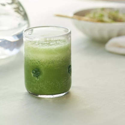 Clear Tumblers With Detailed Design - Mineral Mug