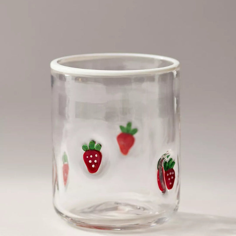 Charm Inlay Drinking Glass-Mineral Mug