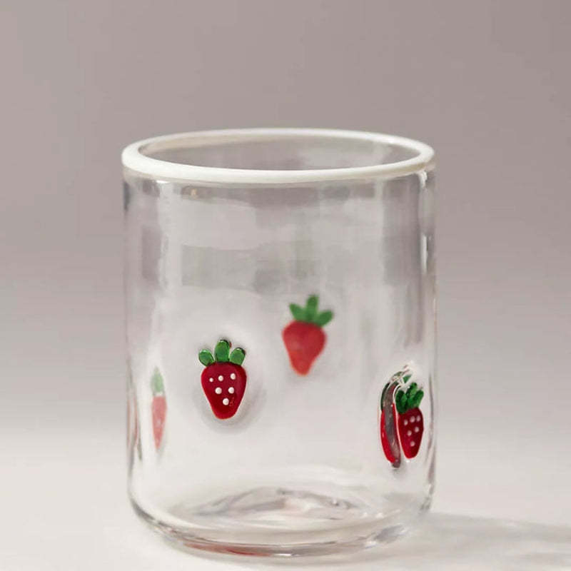 Clear Tumblers With Detailed Design - Mineral Mug