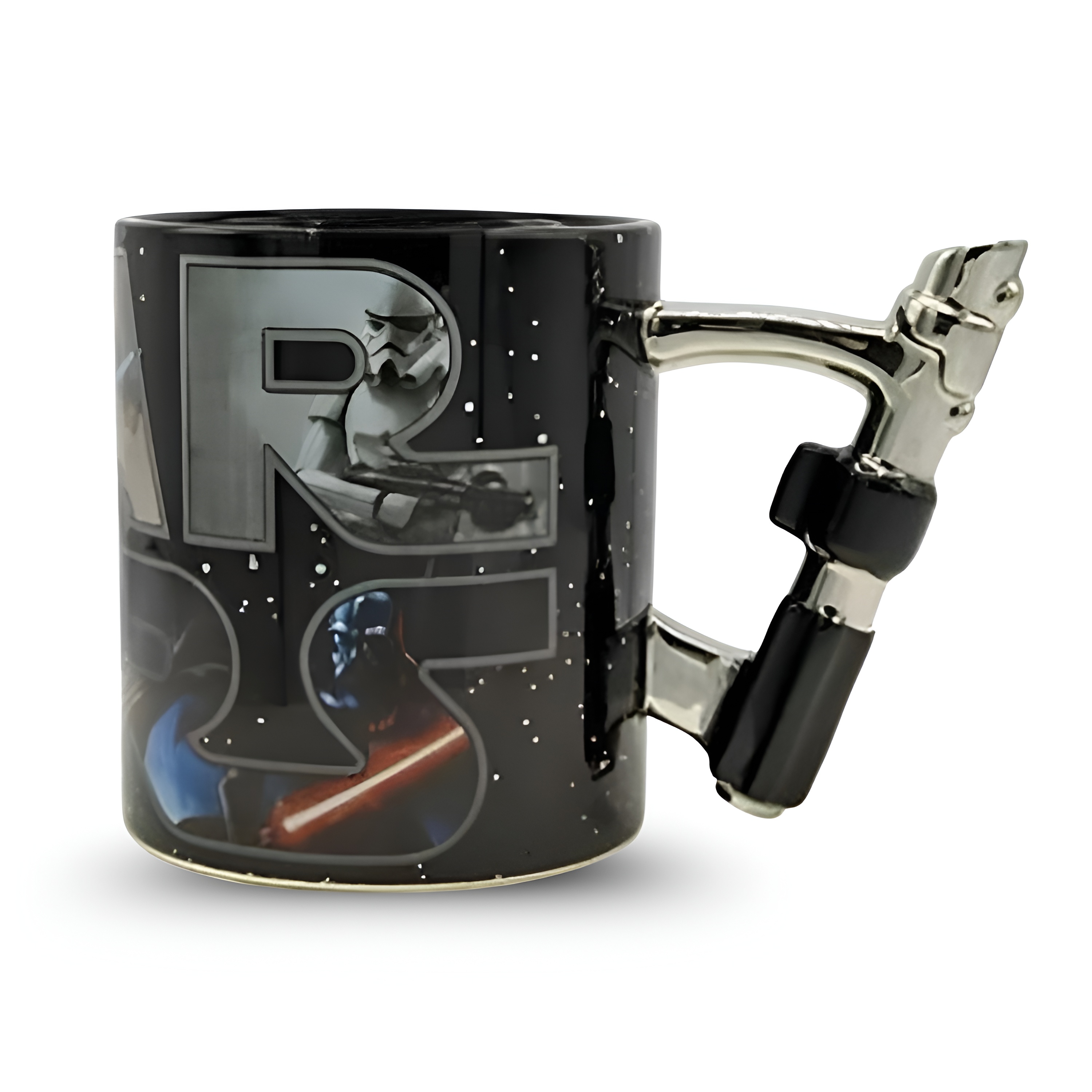 Sculpted Lightsaber Style Ceramic Coffee Mug
