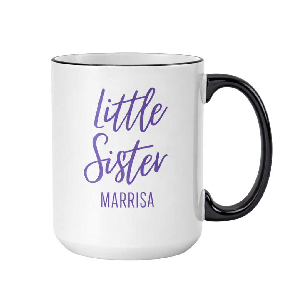 Personalized Sister Name Quote Mug