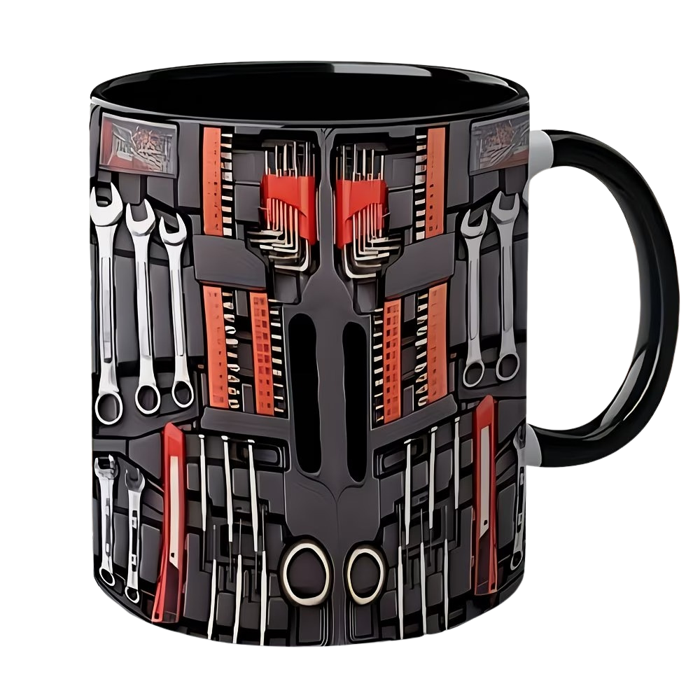 Tool Kit Organizer Ceramic Coffee Mug