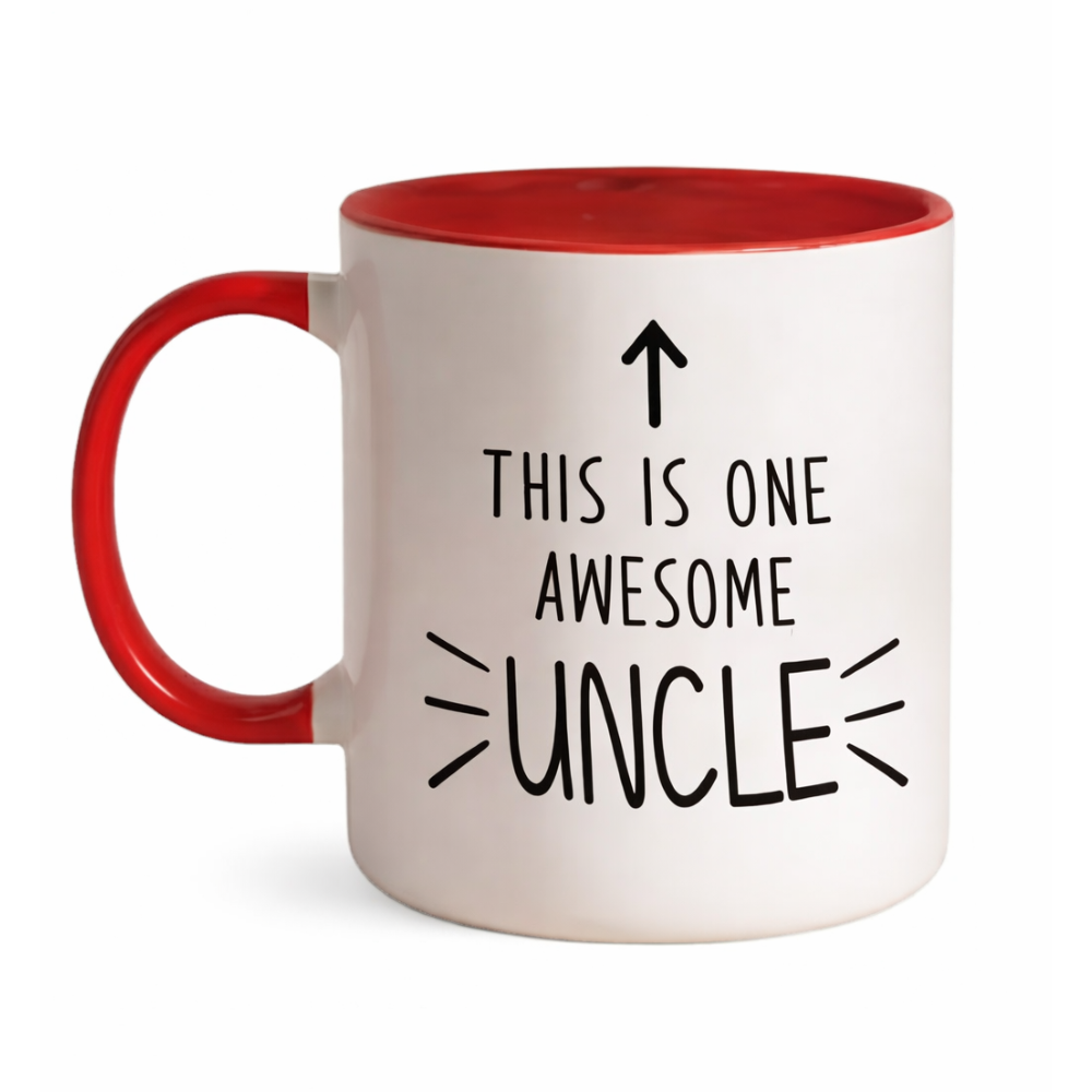 This Is One Awesome Uncle Printed Mug