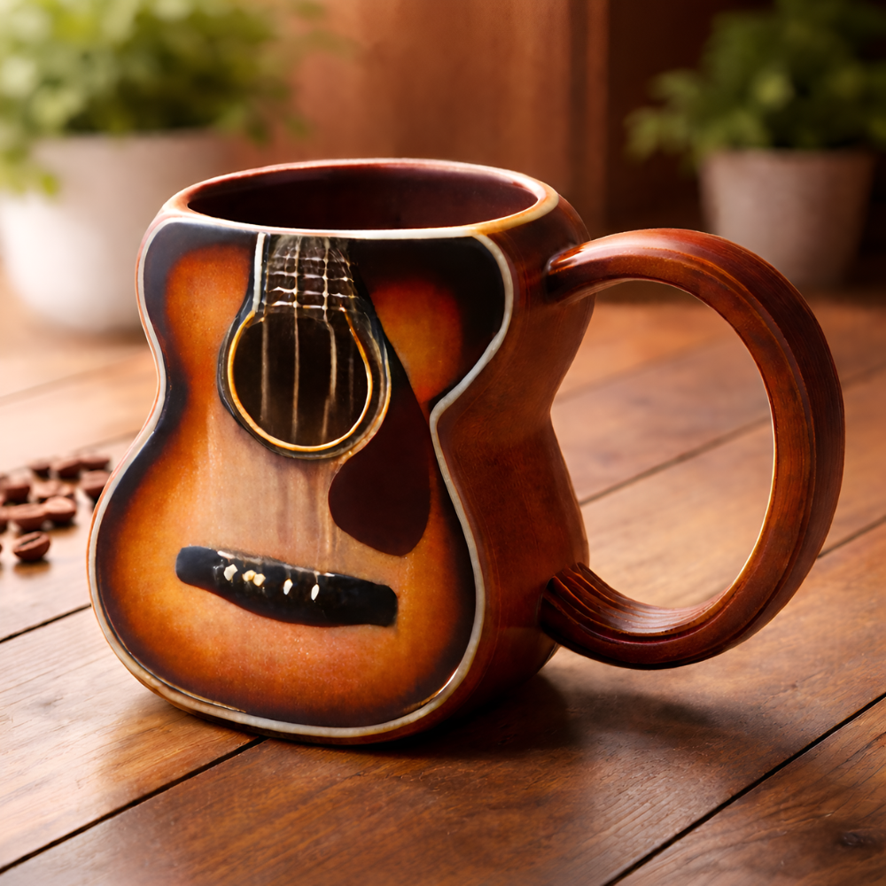 Novelty Music Instrument Themed Musician Coffee Mug