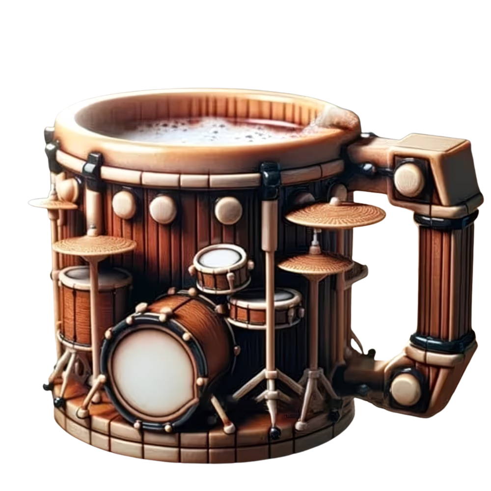 Novelty Music Instrument Themed Musician Coffee Mug