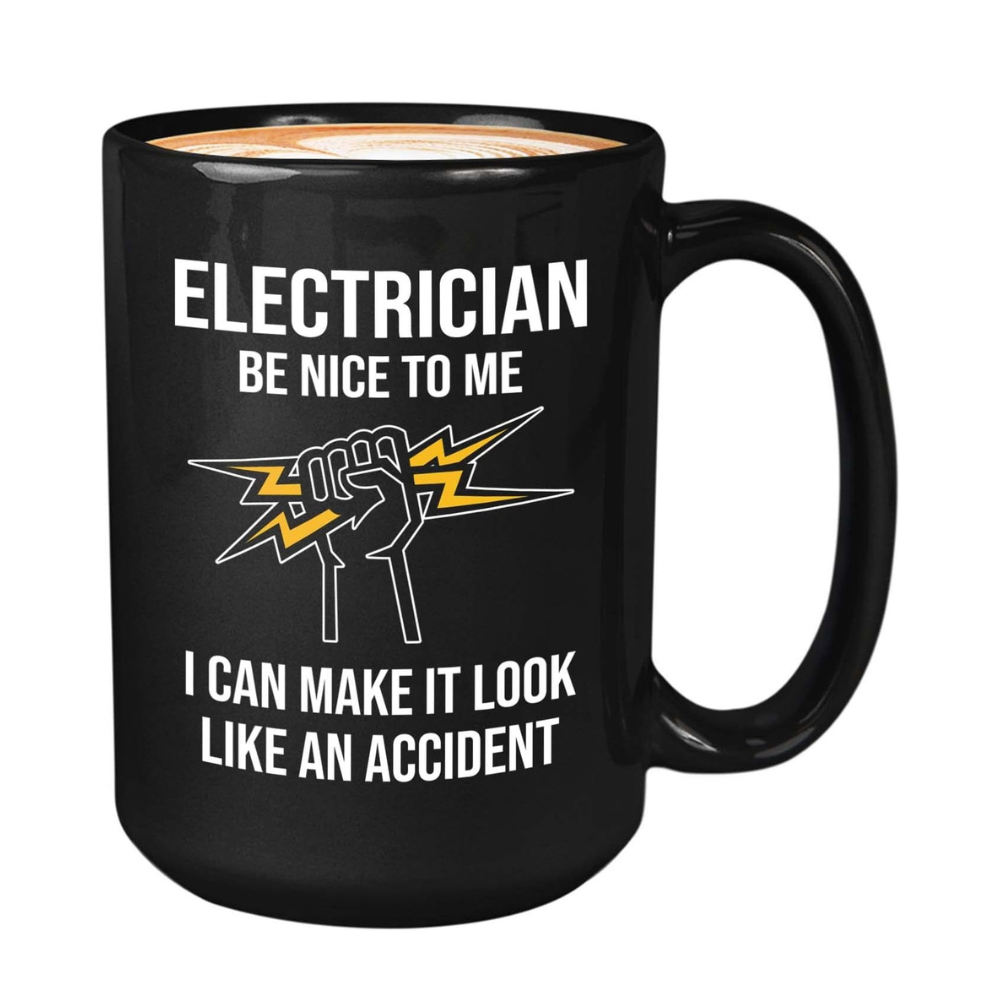 Funny Electrician Themed Coffee Mug For Gift
