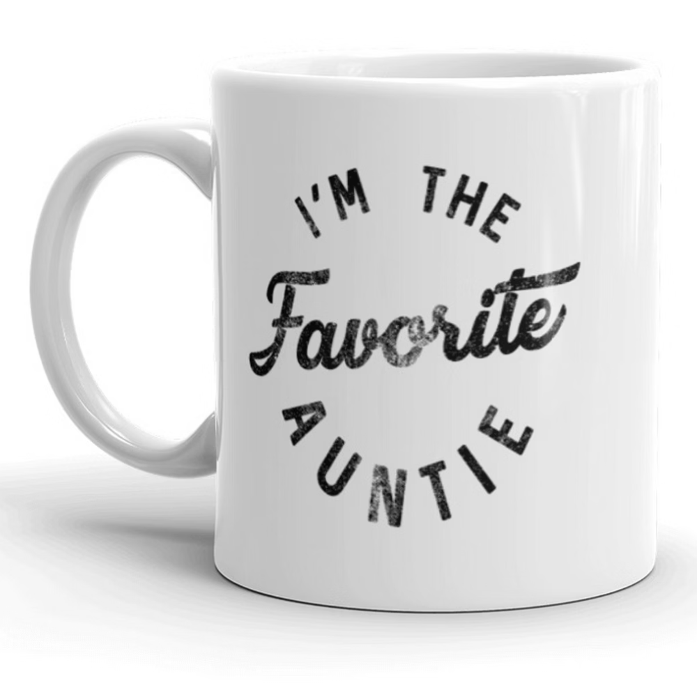  Favorite Auntie Coffee Mug Funny Niece Nephew Aunt Ceramic Cup-11oz