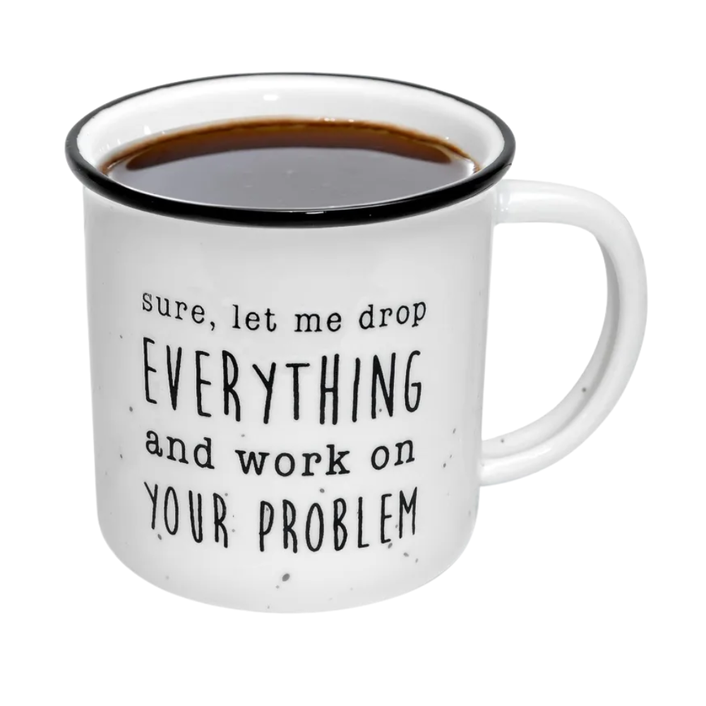 Corporate Life Funny Text Printed 11 Oz Coffee Mug 