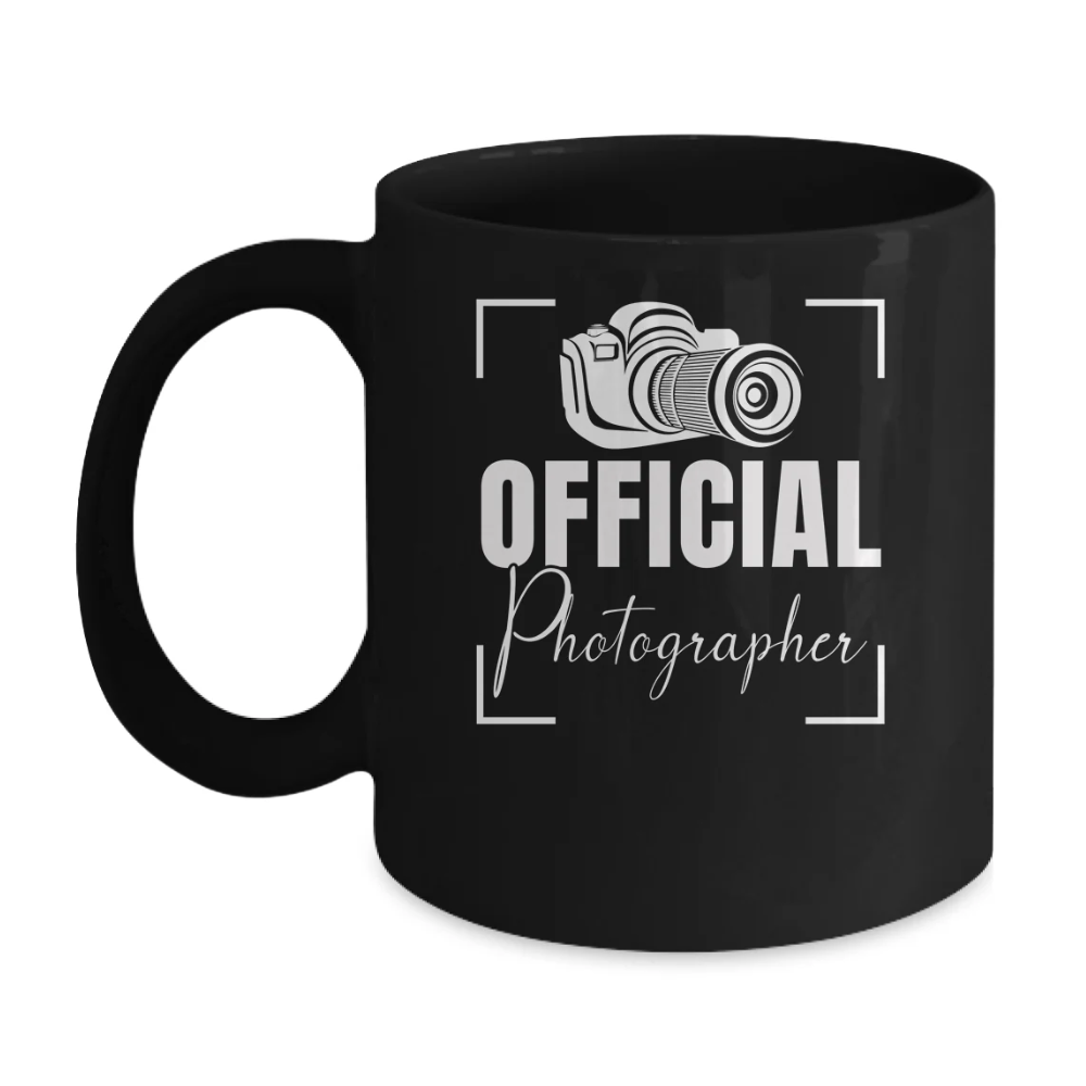 Official Photographer Printed Ceramic Coffee Mug