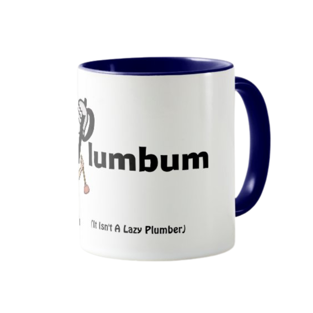 Plumber Character Graphic Printed Coffee Mug