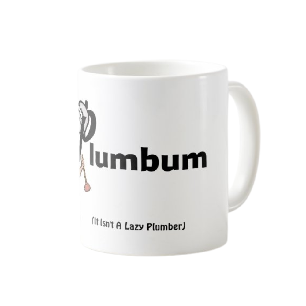 Plumber Character Graphic Printed Coffee Mug