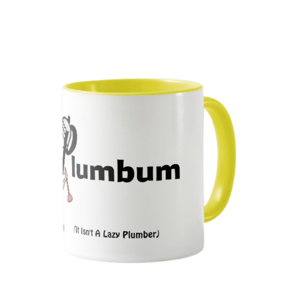 Plumber Character Graphic Printed Coffee Mug