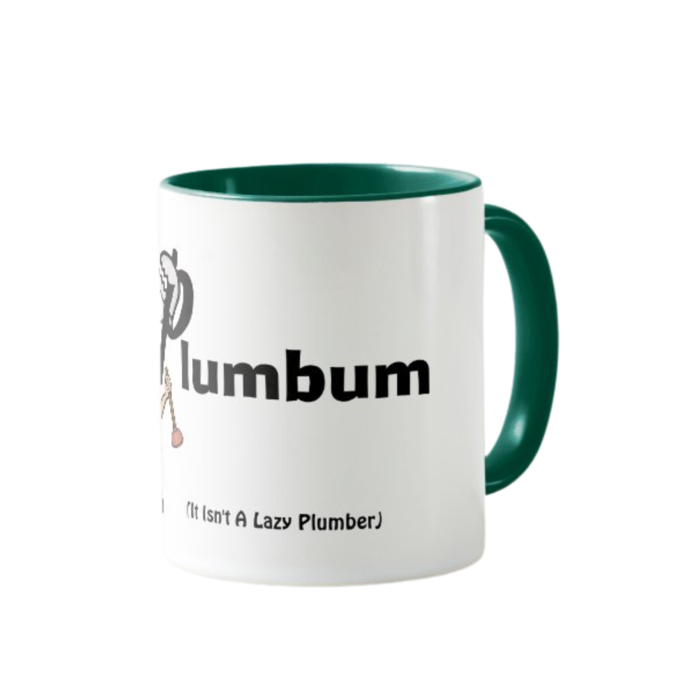 Plumber Character Graphic Printed Coffee Mug