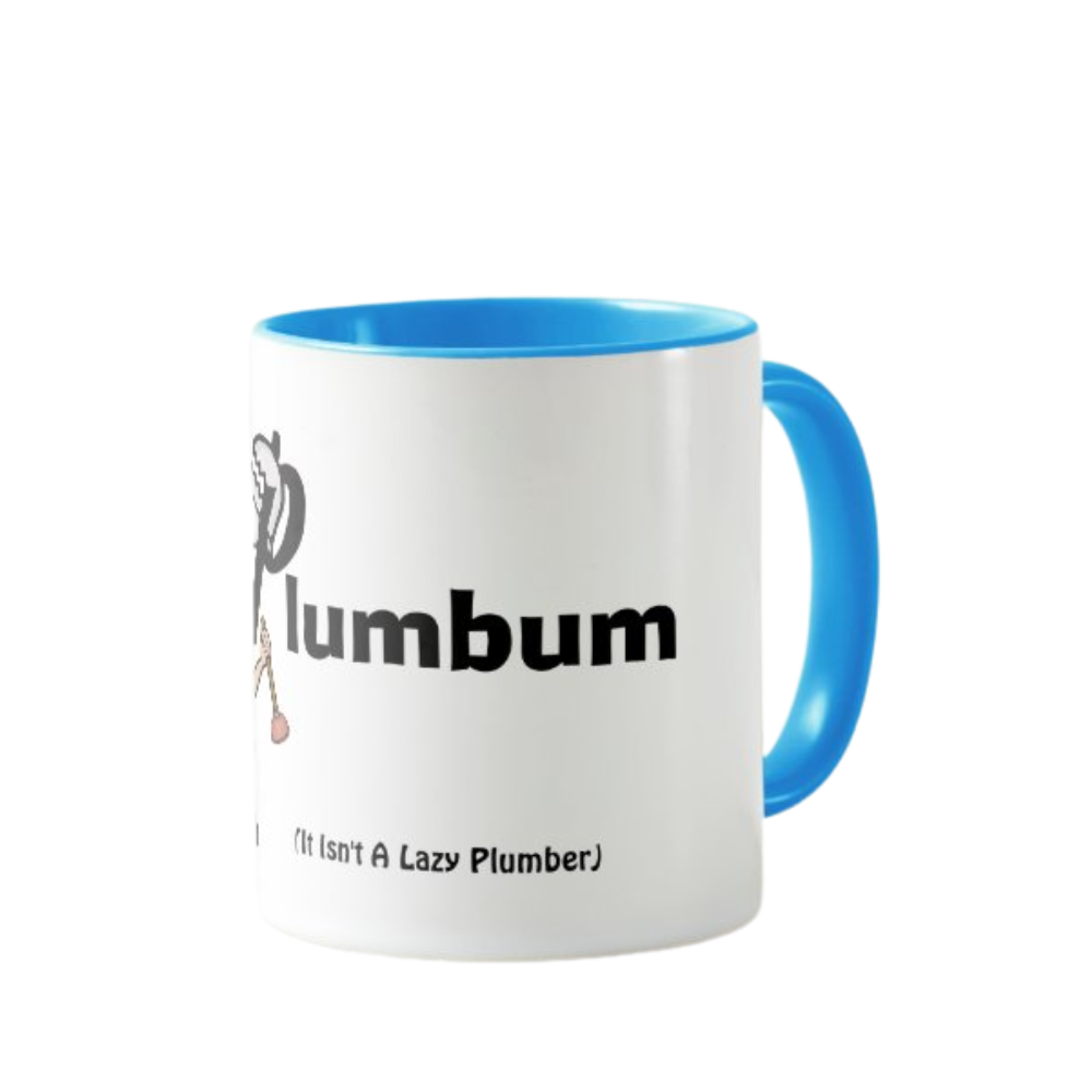 Plumber Character Graphic Printed Coffee Mug