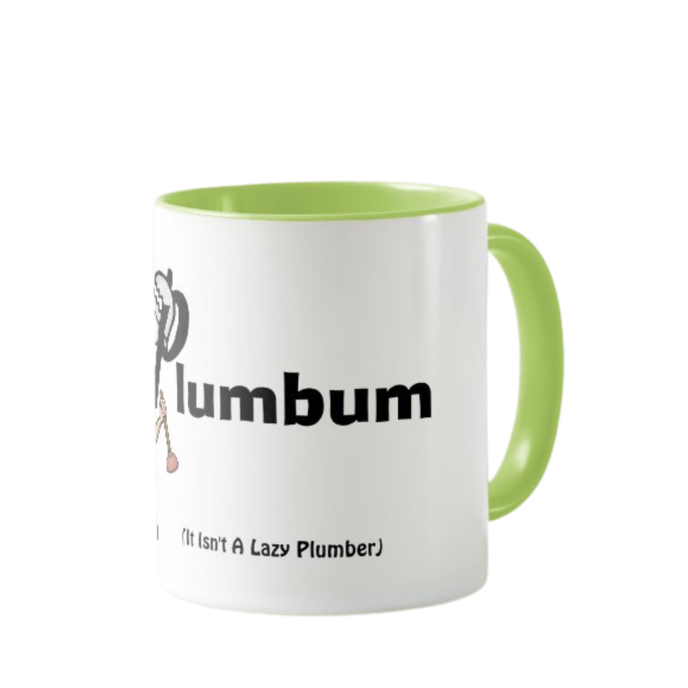 Plumber Character Graphic Printed Coffee Mug
