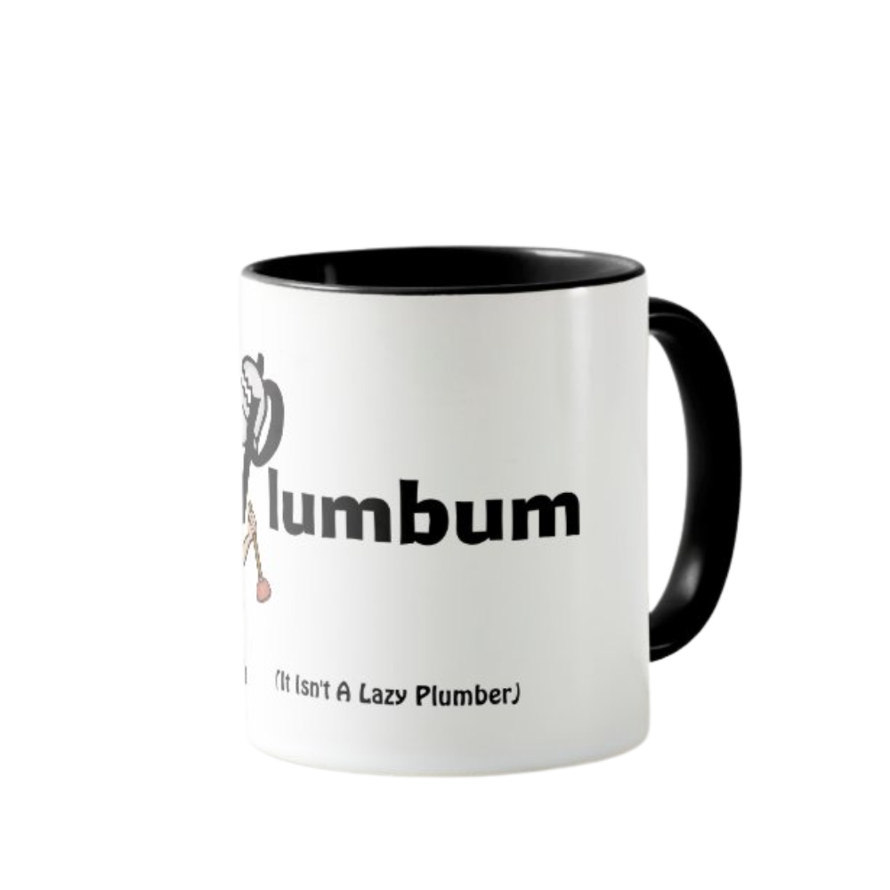 Plumber Character Graphic Printed Coffee Mug