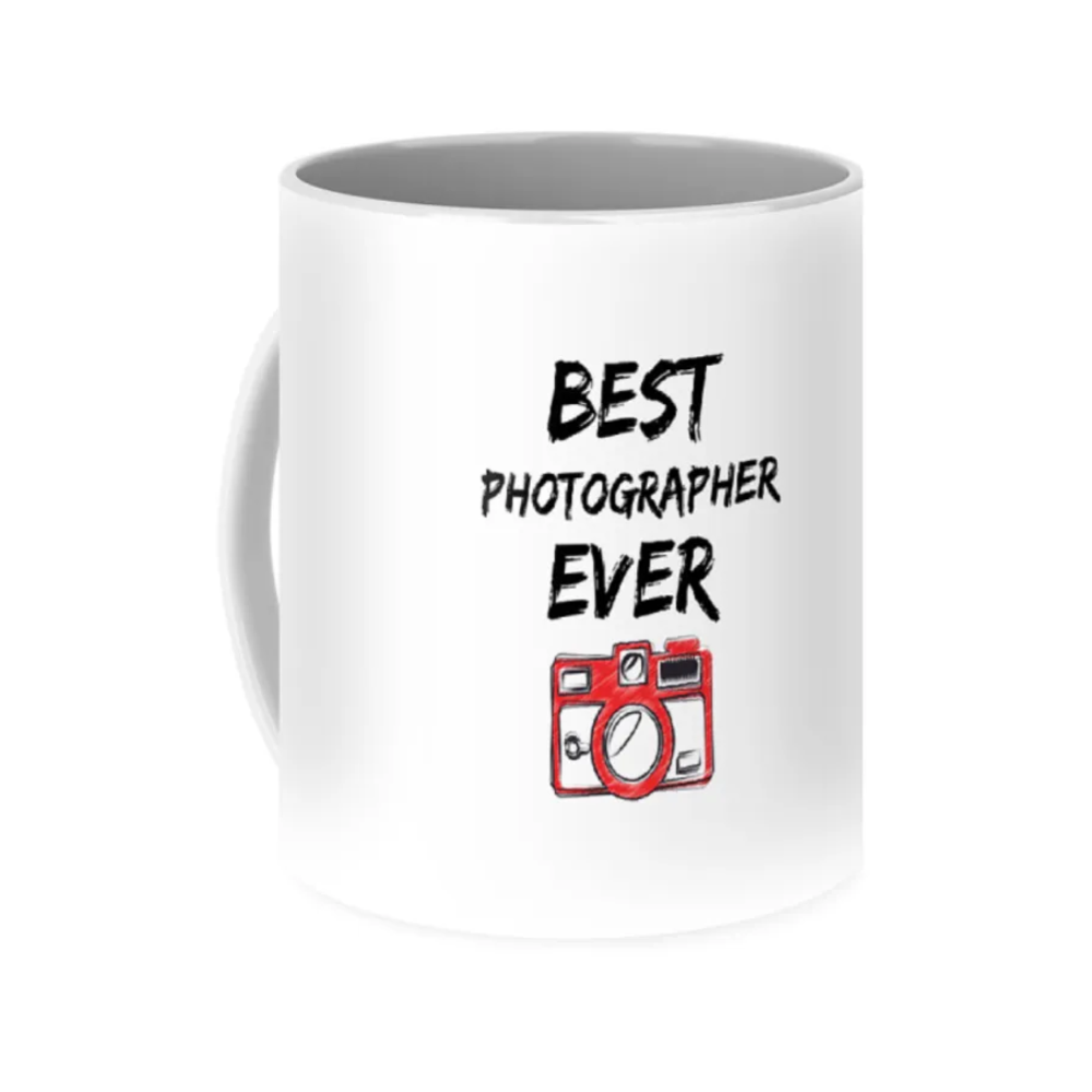 Photographer Appreciation Coffee Cup With Camera Design