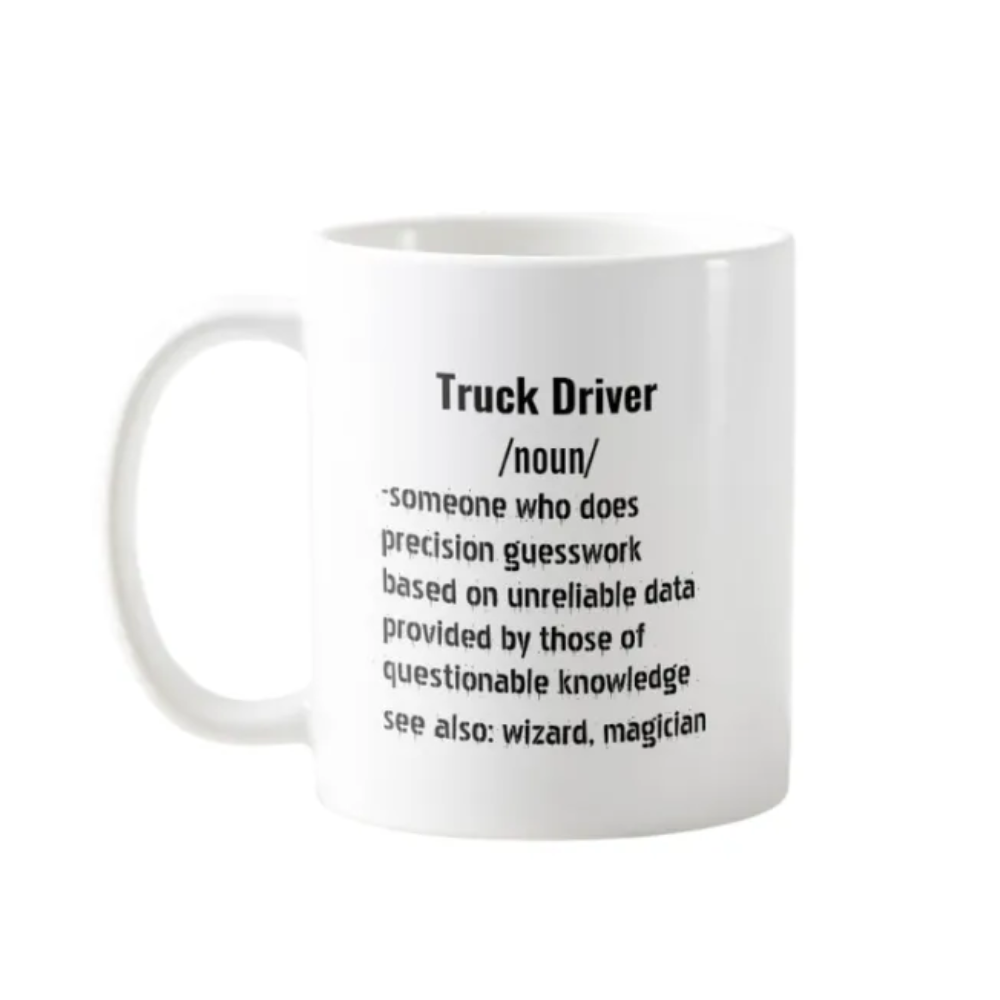 Funny Truck Driver Definition Printed Coffee Mug