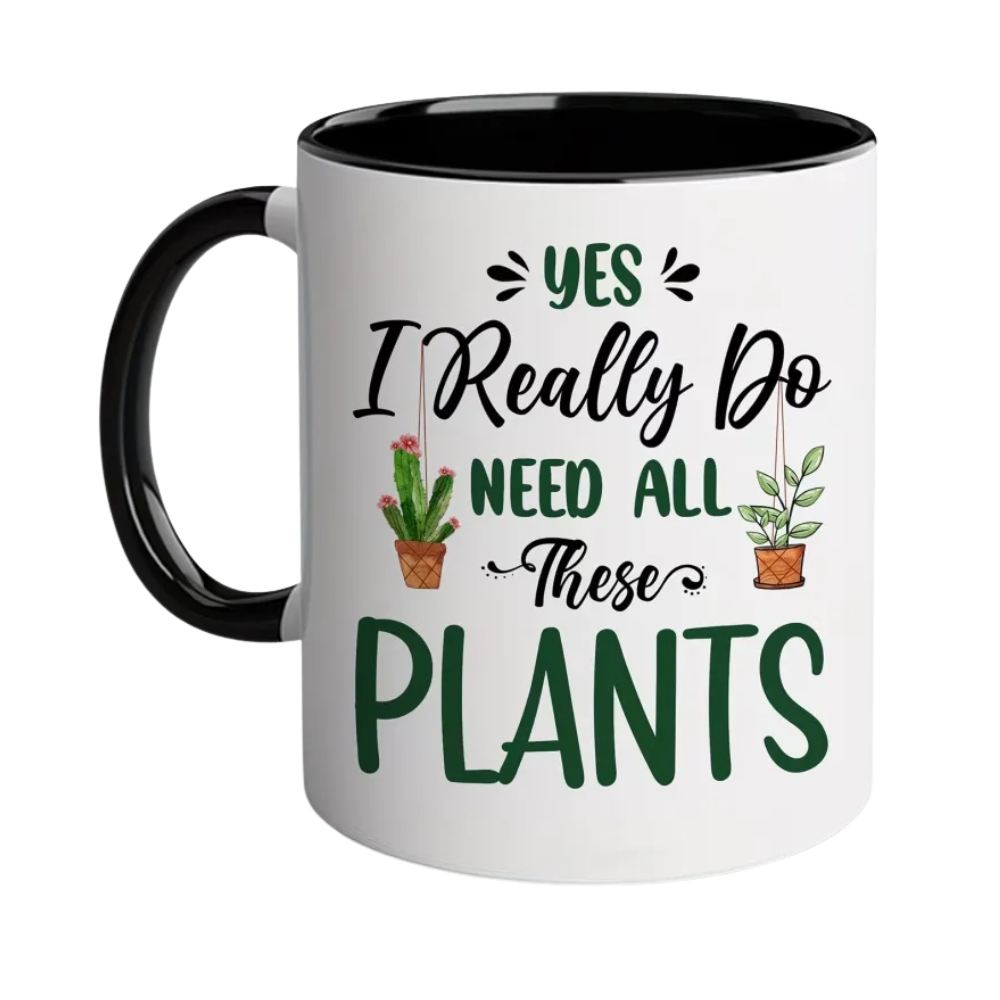 Gardening Quote Ceramic Printed Coffee Mug