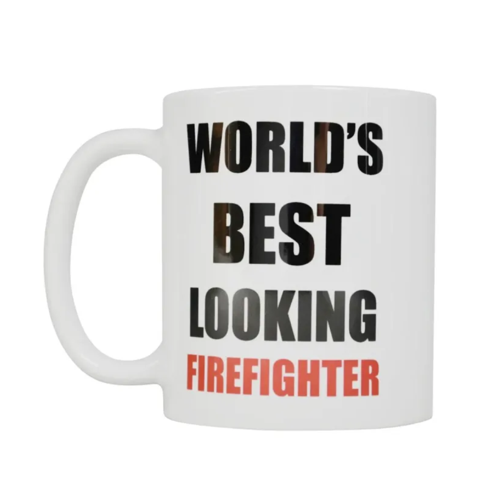 Firefighter Handsome Themed 11oz Ceramic Coffee Mug 