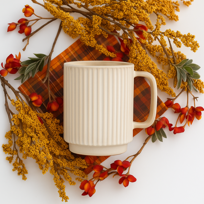 16oz Moira Ceramic Mug Cream-Mineral Mug