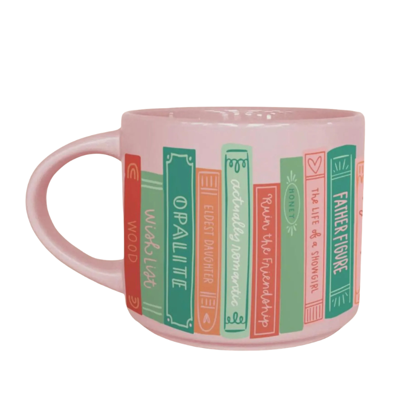 TS Inspired Bookish Girl Graphic Print Ceramic Coffee Mug