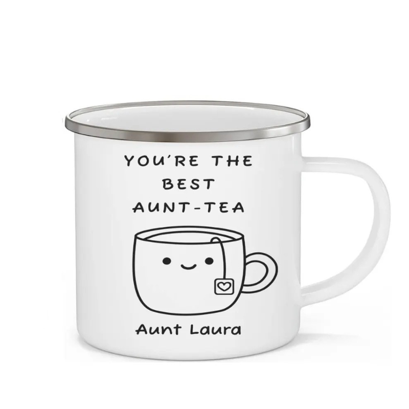 Personalized Aunt Mug With Double Sided Print