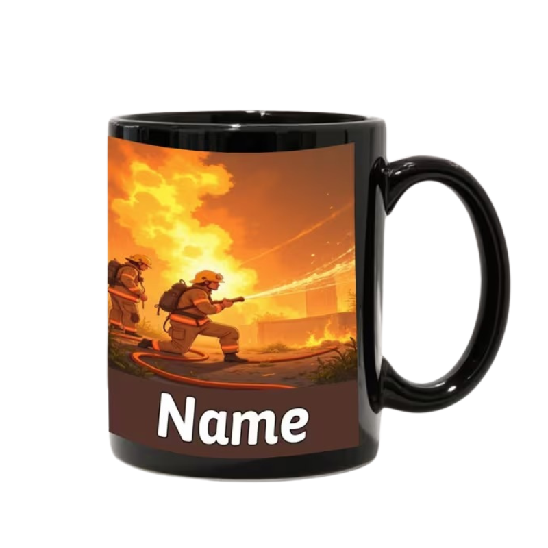 Customizable Firefighter Mug 