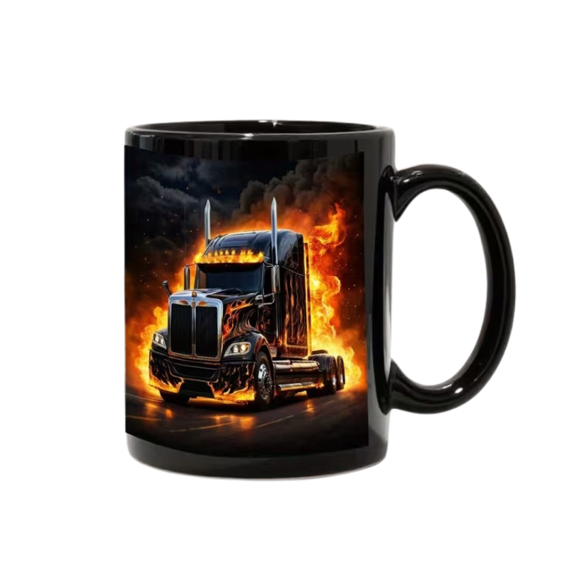 Flame Truck Mug
