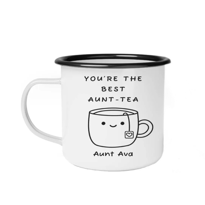 Personalized Aunt Mug With Double Sided Print