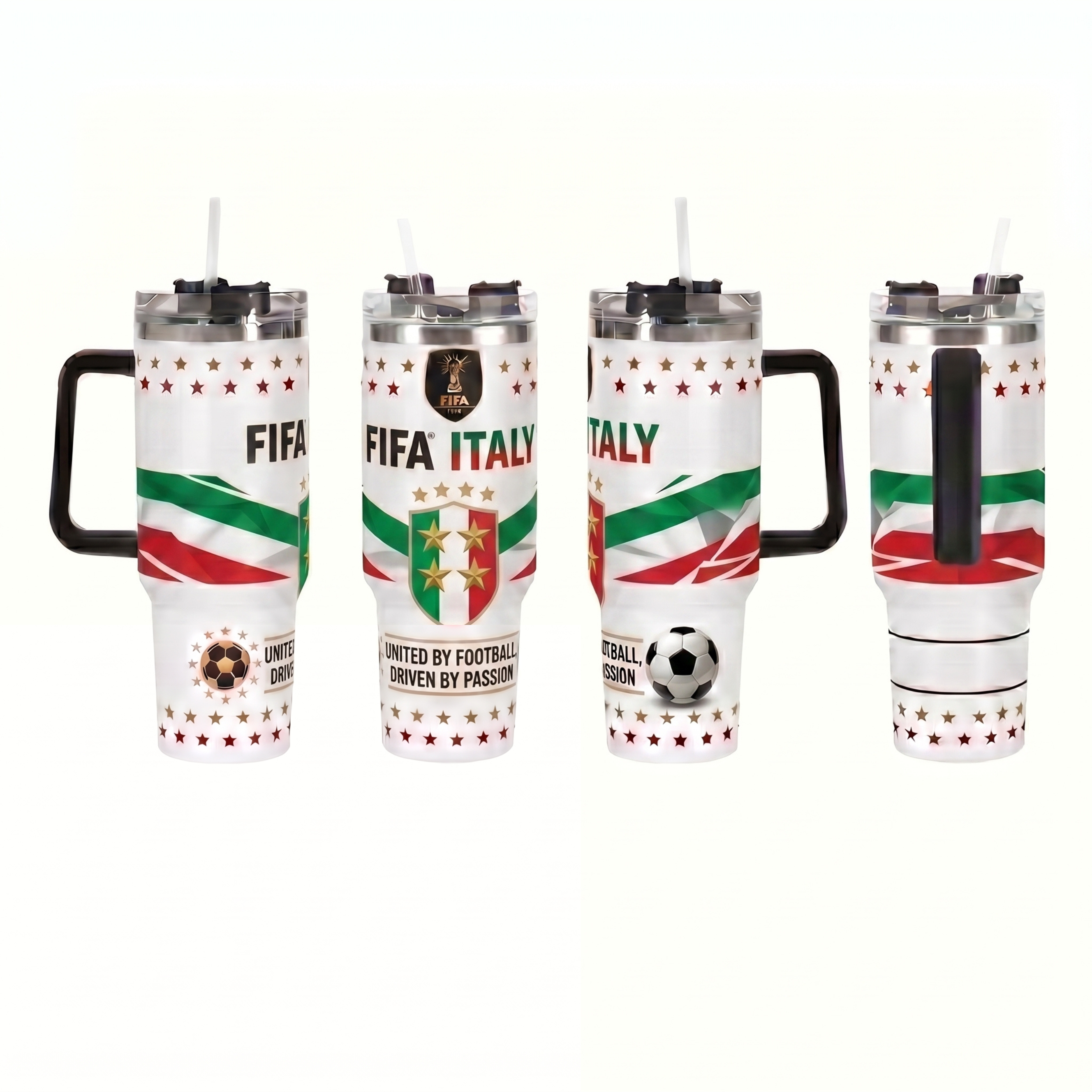 FIFA 2026 Italy Soccer Sports Themed 40oz Tumbler With Straw And Lid