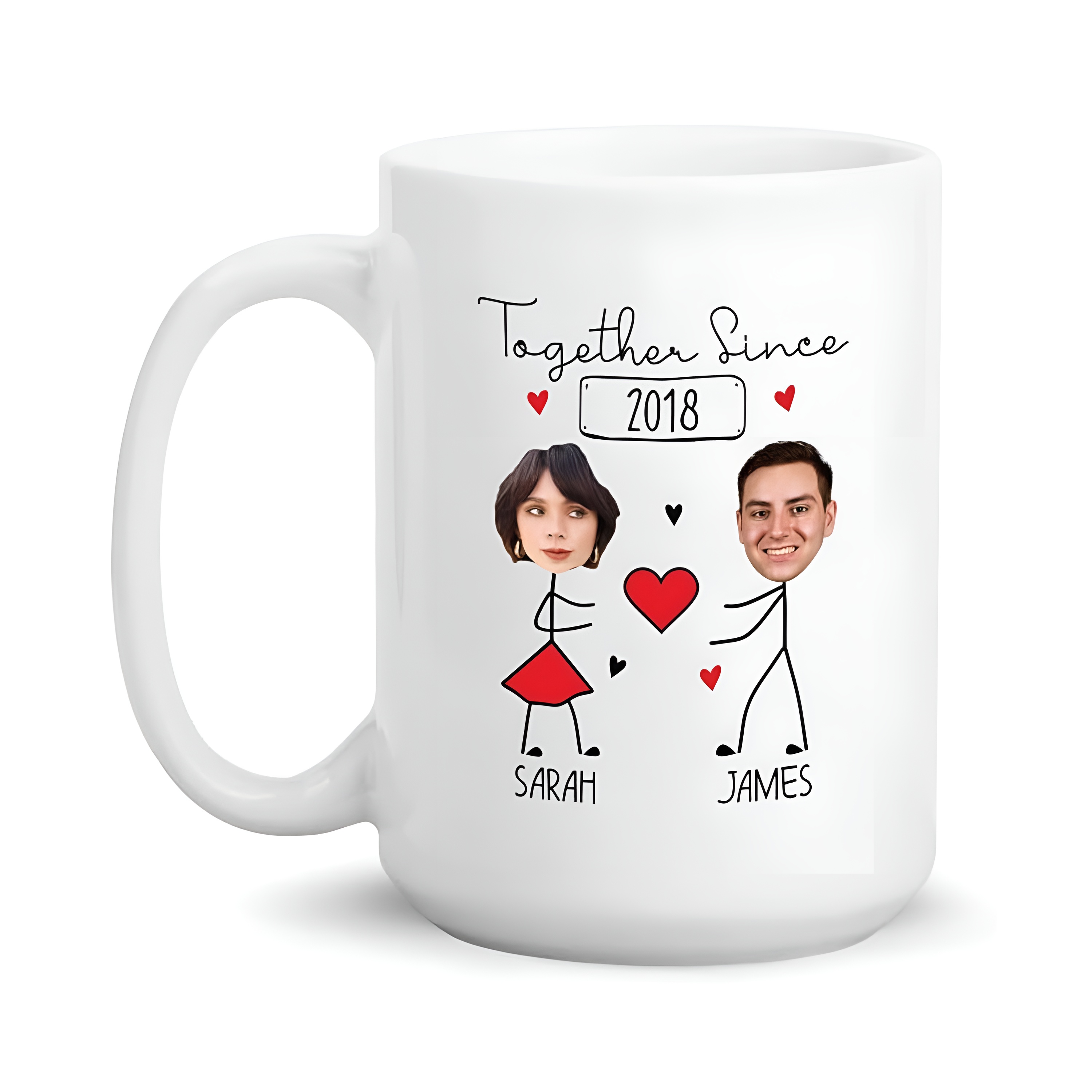 Personalized Photo Face Mug Gifts for Husband Wife Boyfriend Girlfriend