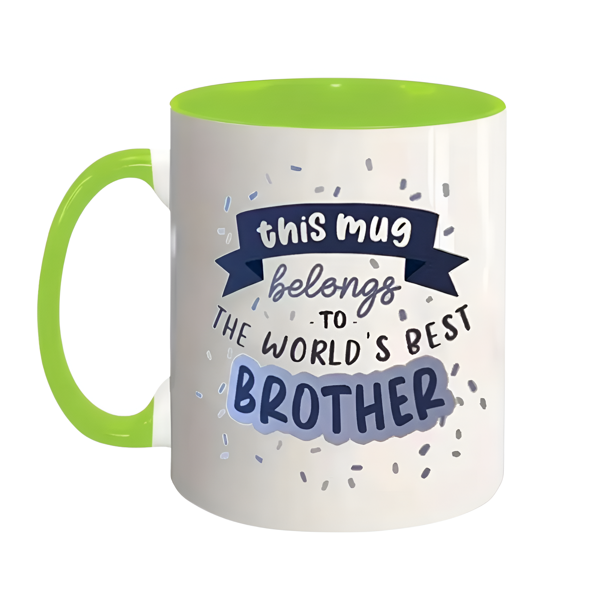 Brother Gift Message Print 11oz Ceramic Coffee Mug