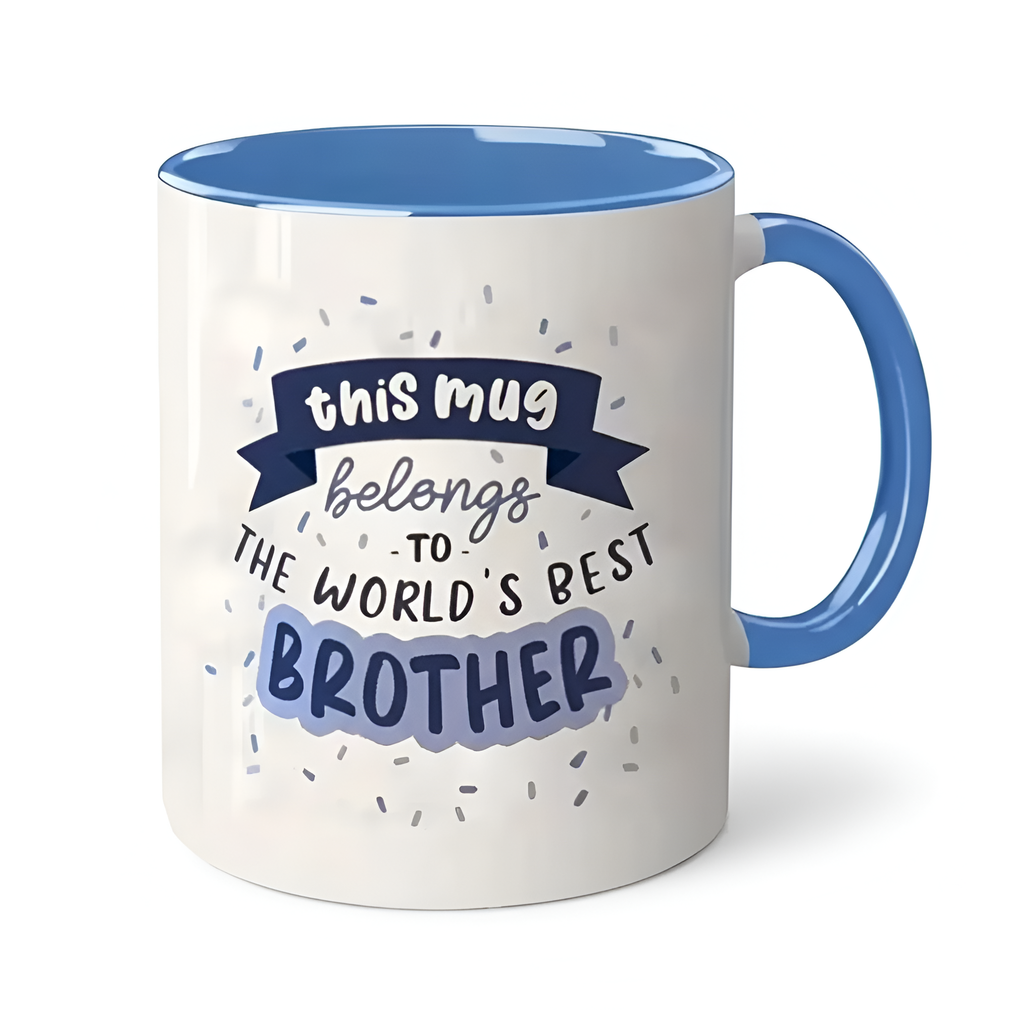 Brother Gift Message Print 11oz Ceramic Coffee Mug