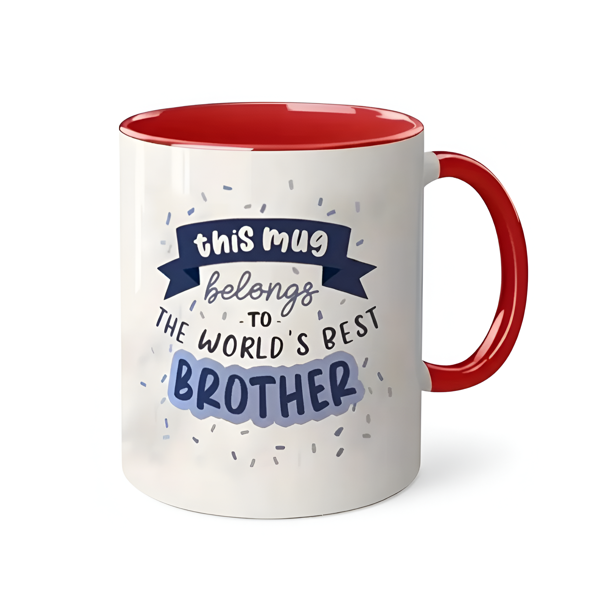 Brother Gift Message Print 11oz Ceramic Coffee Mug