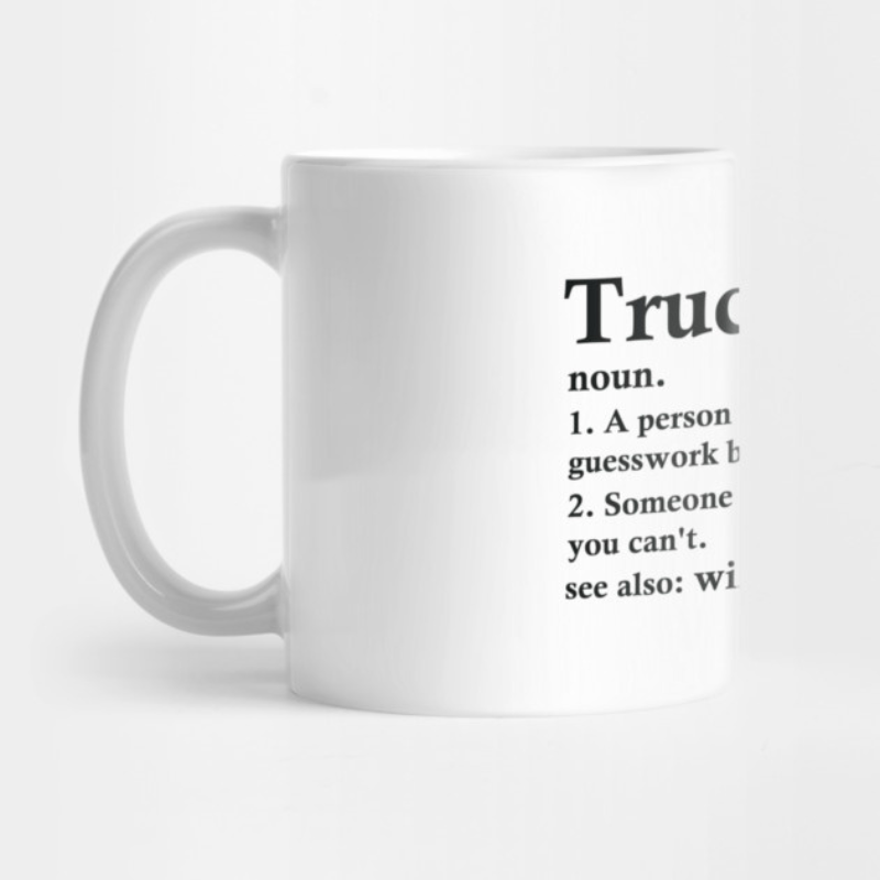 Truck Driver Definition Funny Trucker Profession Mug