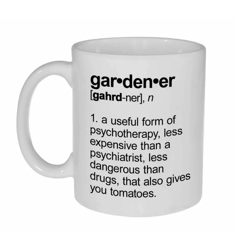 Gardener Definition Funny Coffee or Tea Mug