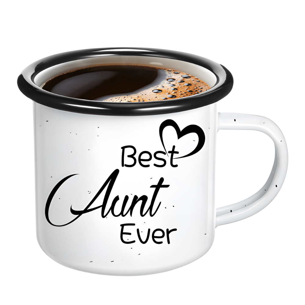 Aunt Quote Printed 12 Oz Coffee Mug With Handle 